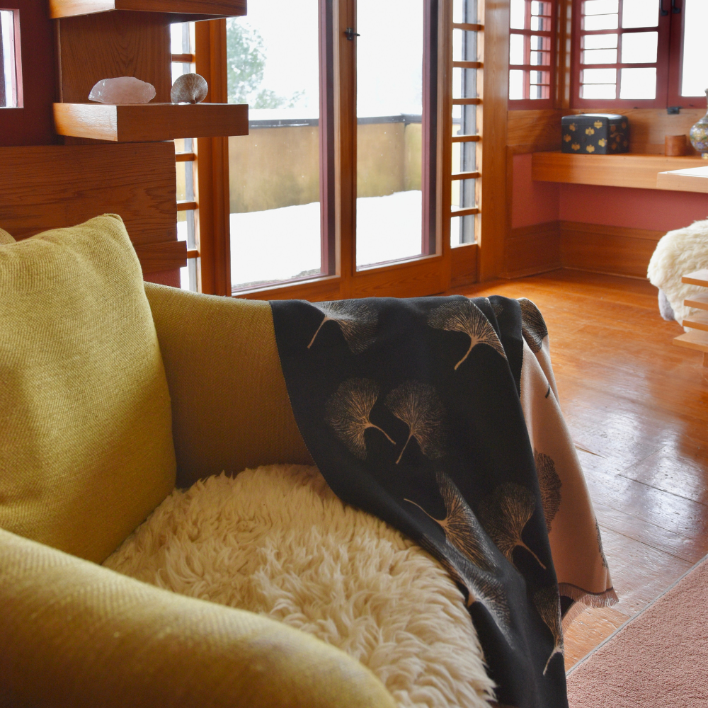 Shawl - Ginkgo Oblong