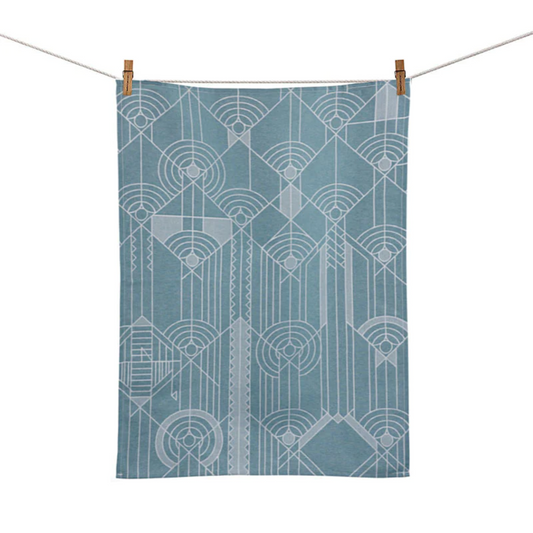 Tea Towel - April Showers Jacquard