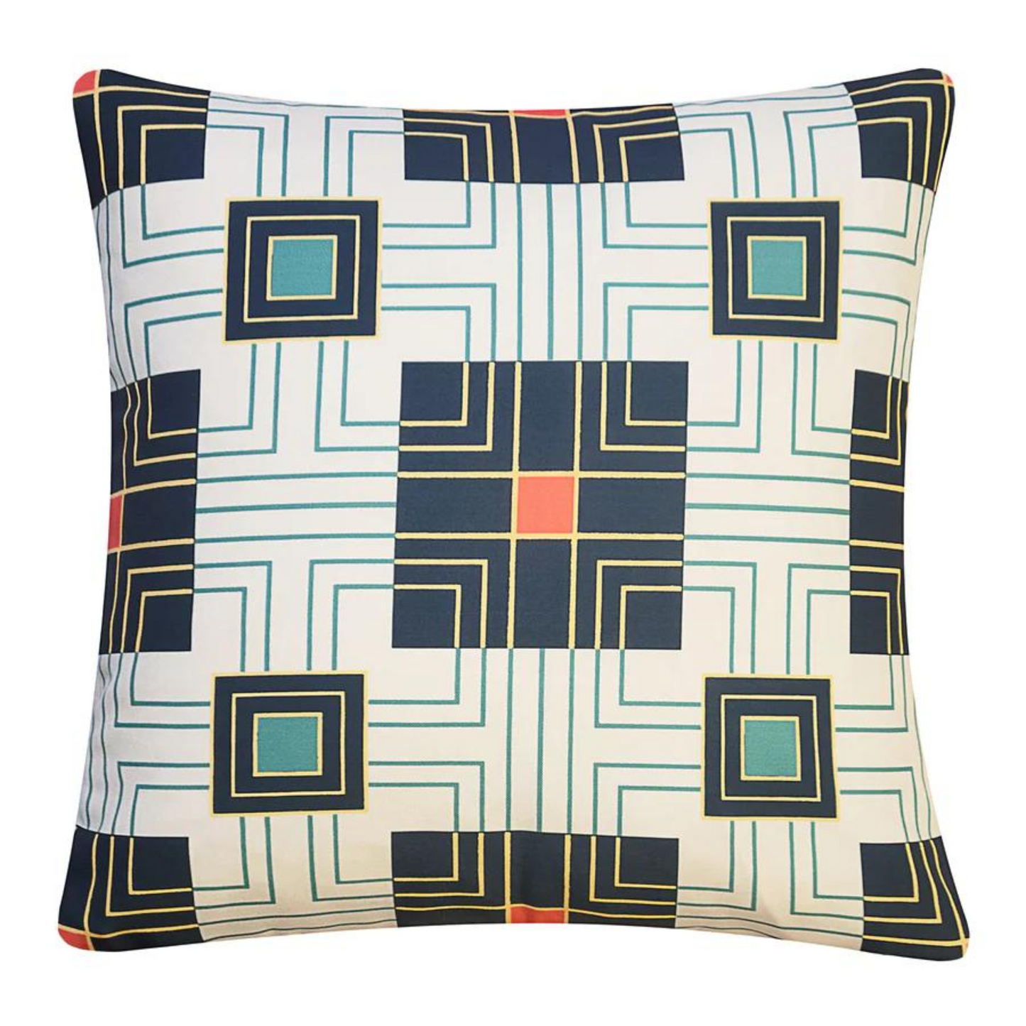 Pillow Cover - Textile Block Storer Tile Bright