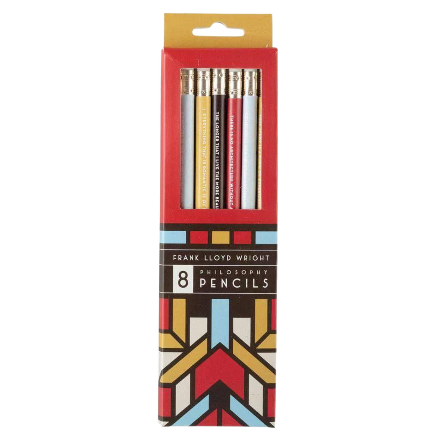 Pencil Set w/ Frank Lloyd Wright Quotes