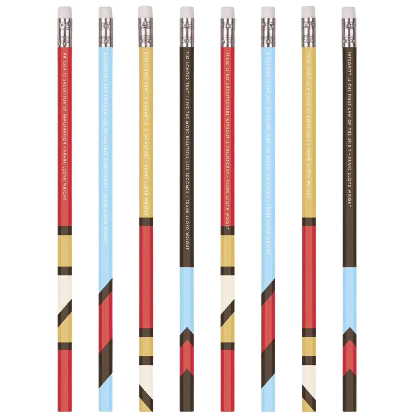Pencil Set w/ Frank Lloyd Wright Quotes