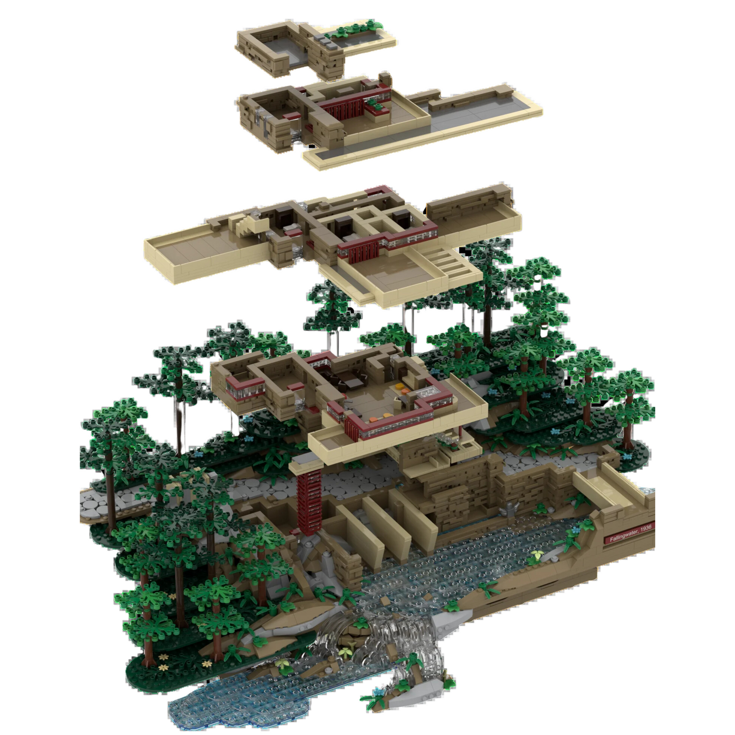 Atom Brick - Fallingwater