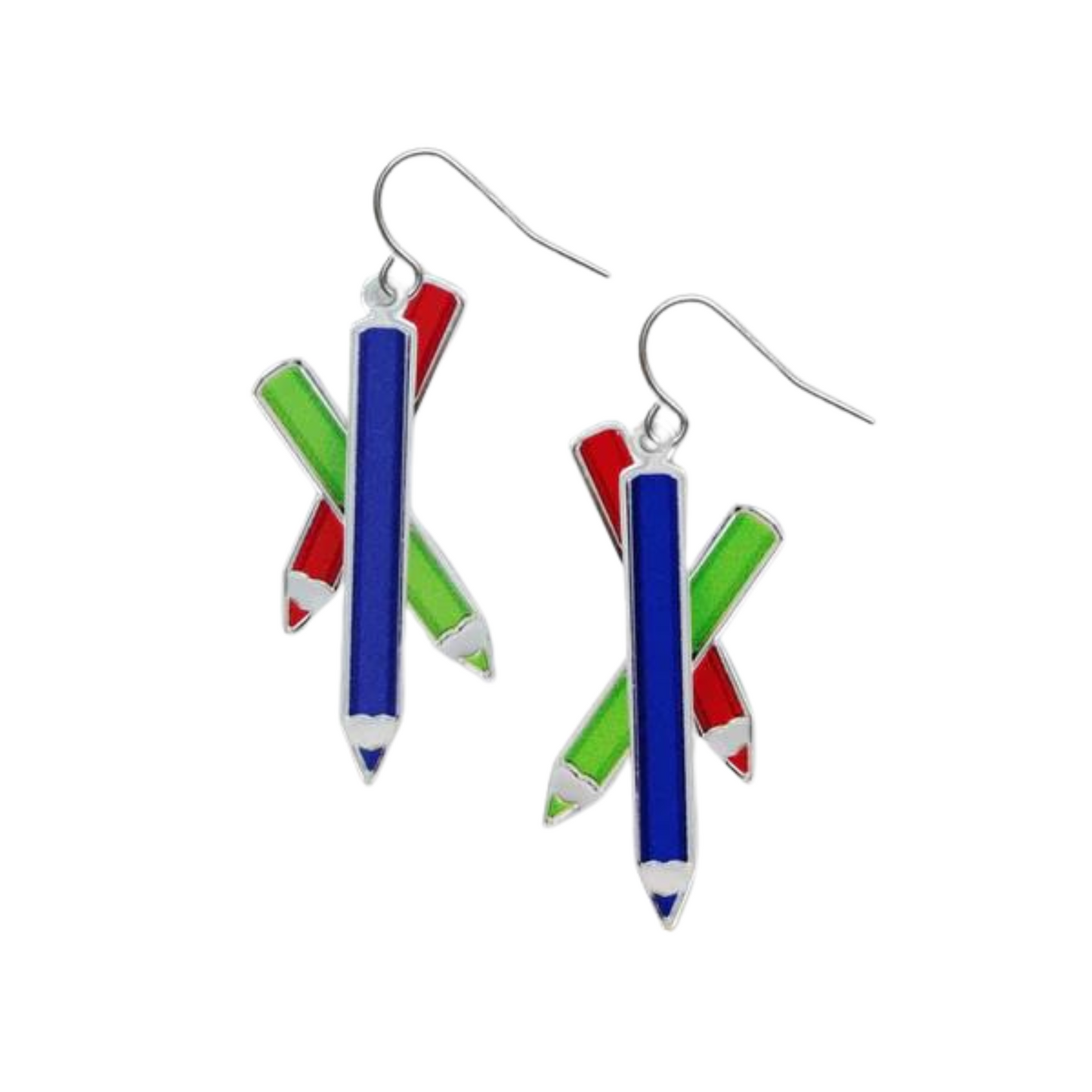 Earrings - Colored Pencils