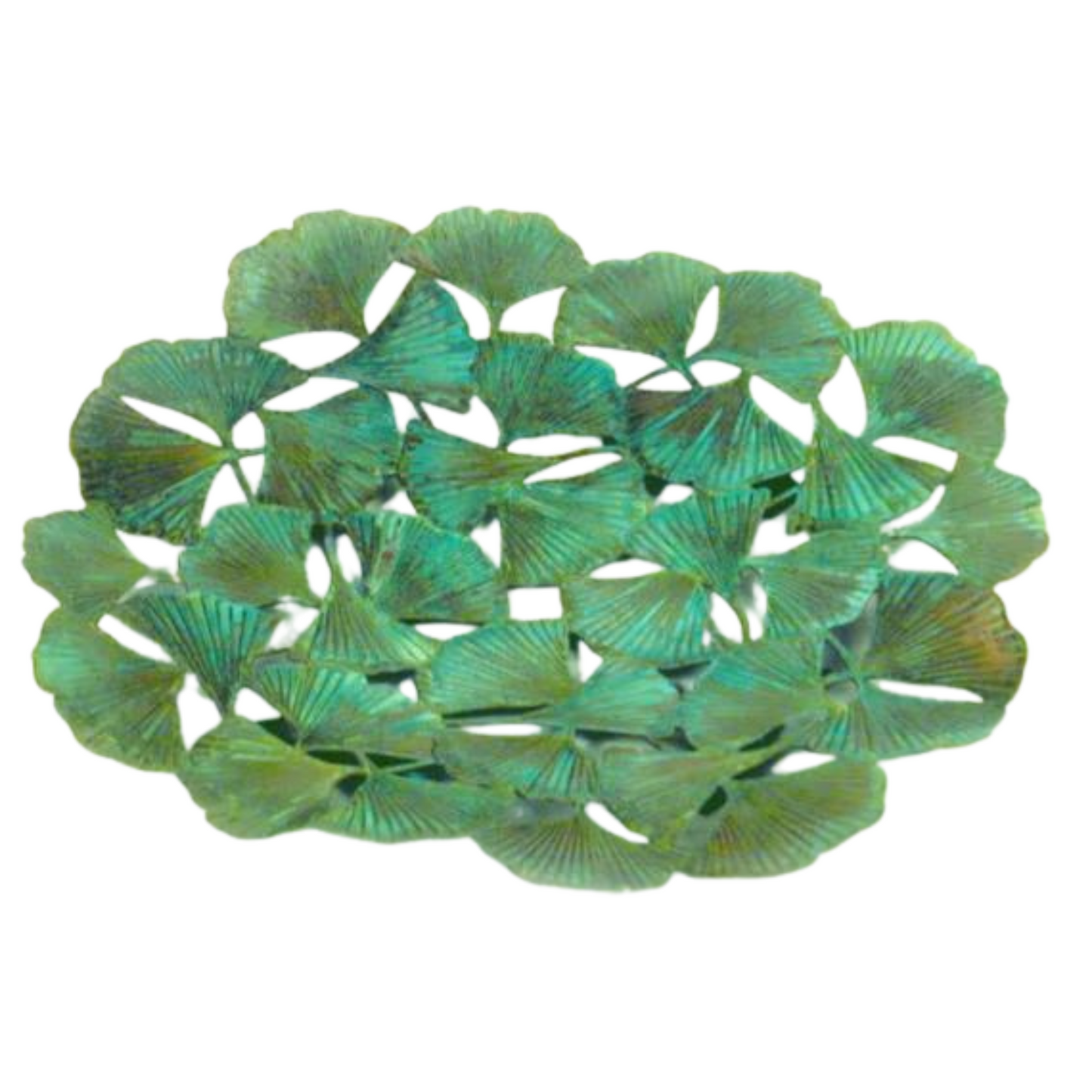 Metal Ginkgo Leaf Plate LG