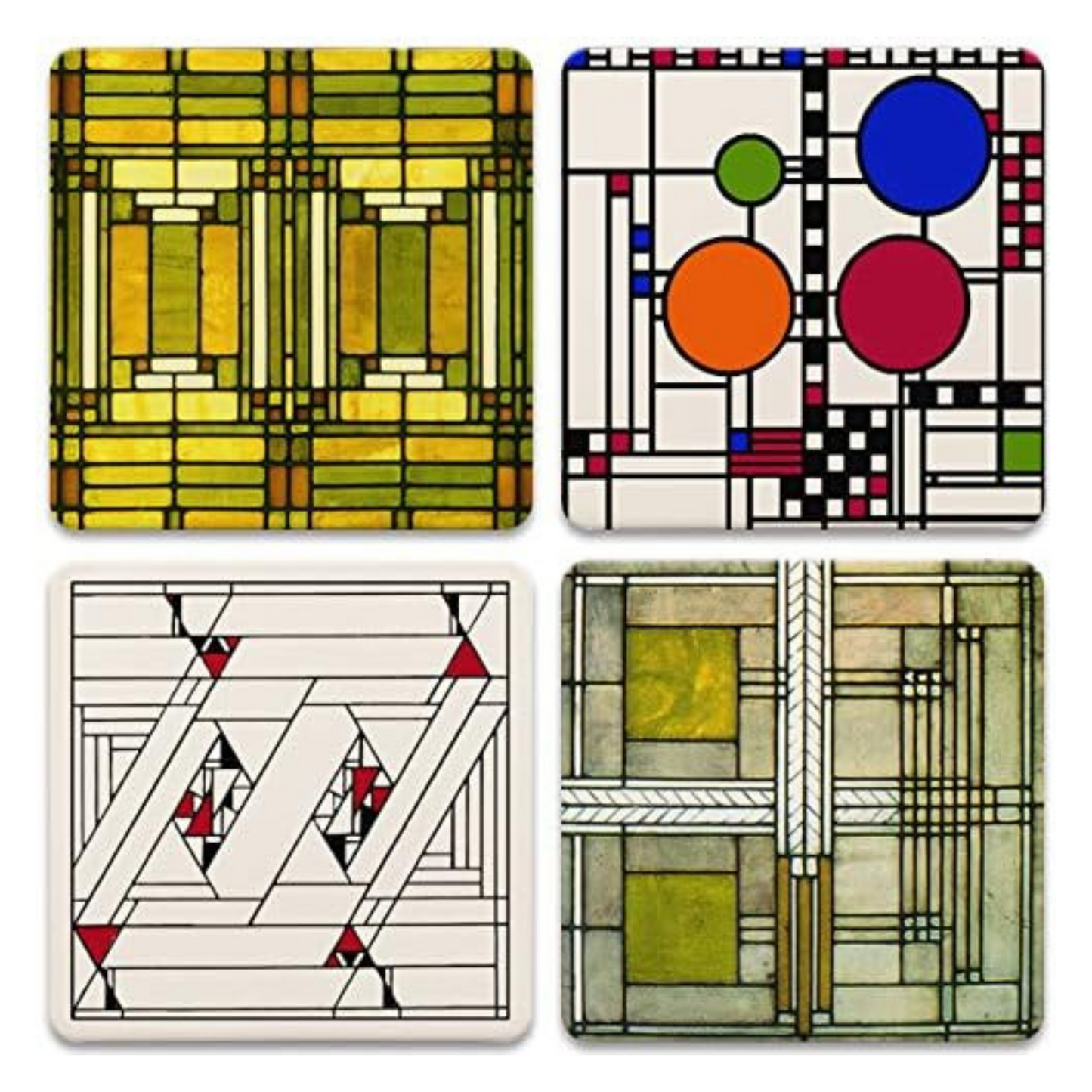 Coaster Set - Art Glass Assortment