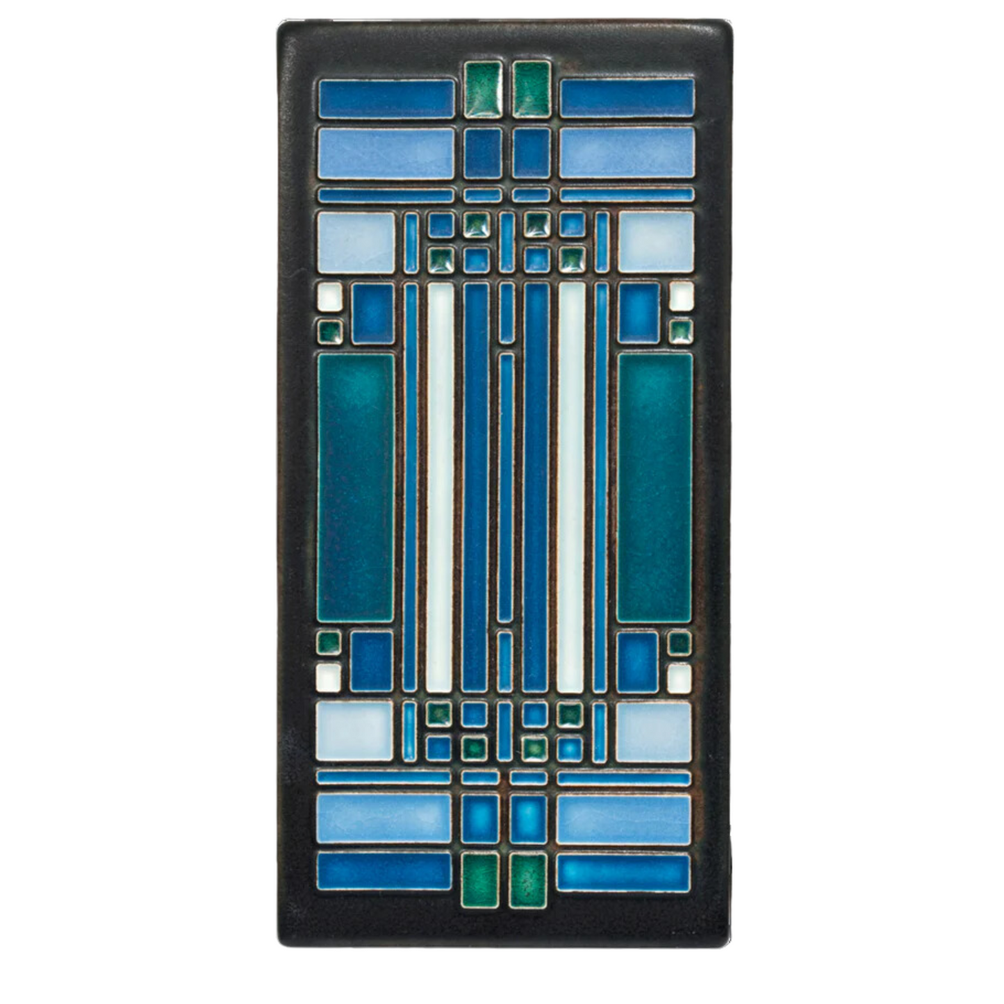 Art Tile - Oak Park Skylight Turquoise by Motawi