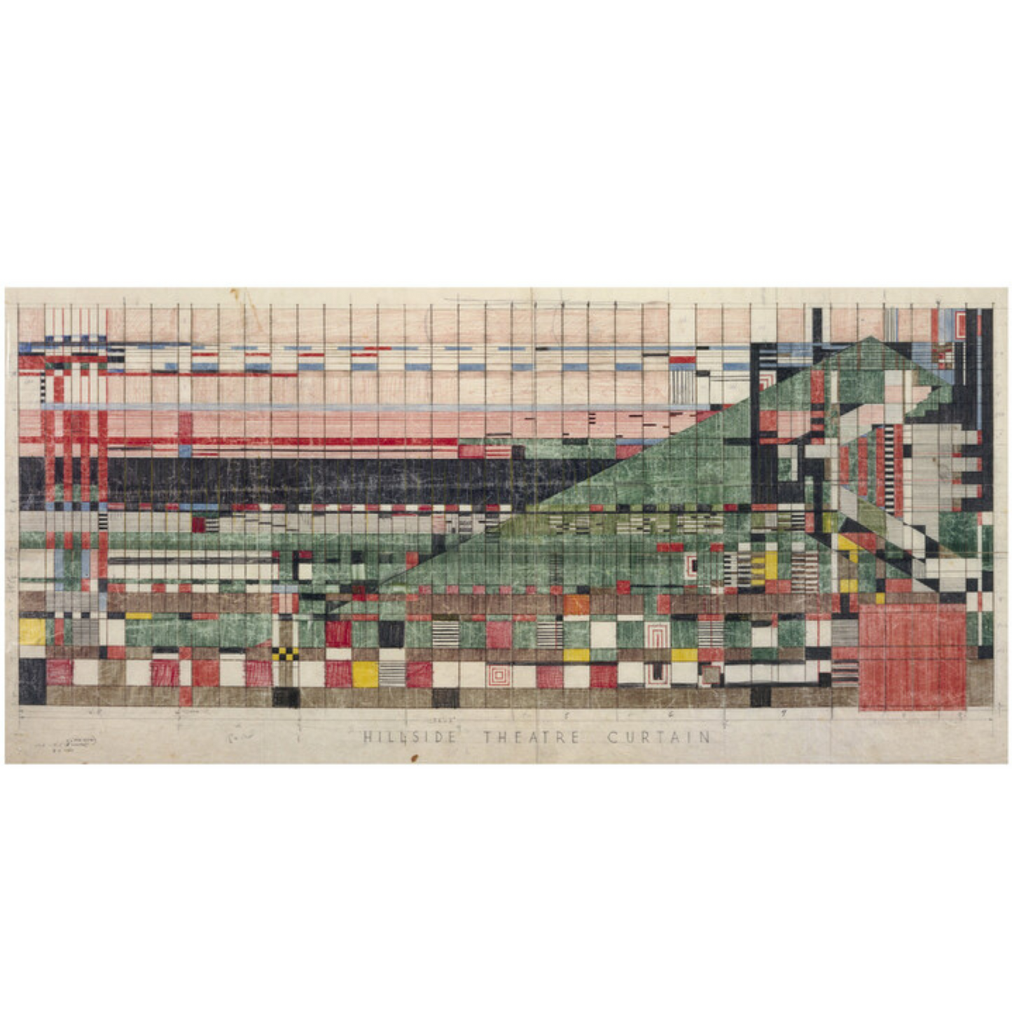 Print - Hillside Theater Curtain 28x22