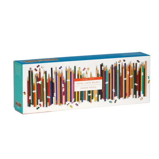 Puzzle - Colored Pencils Shaped Frank Lloyd Wright