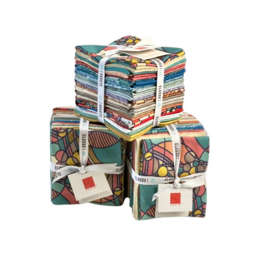 Quilt Squares - March Balloons - 22 Fat Quarters
