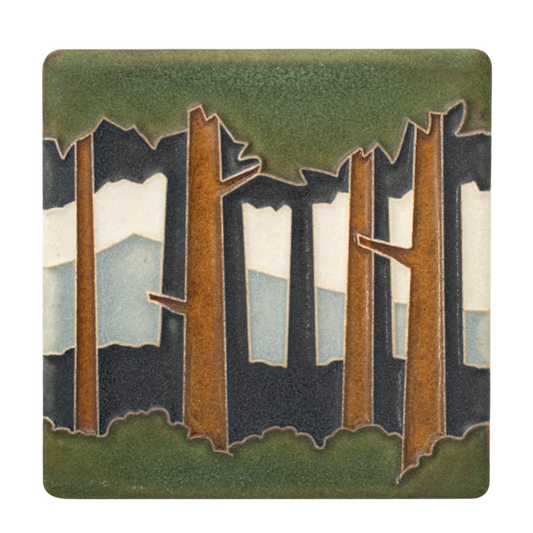 Art Tile - Pine Forest by Motawi