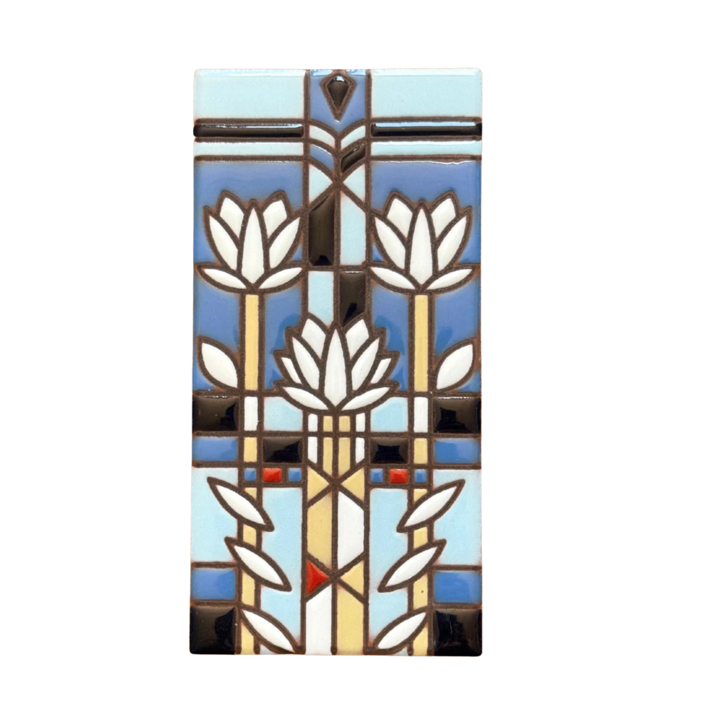 Tile - Waterlilies 3"x6" no cork-back
