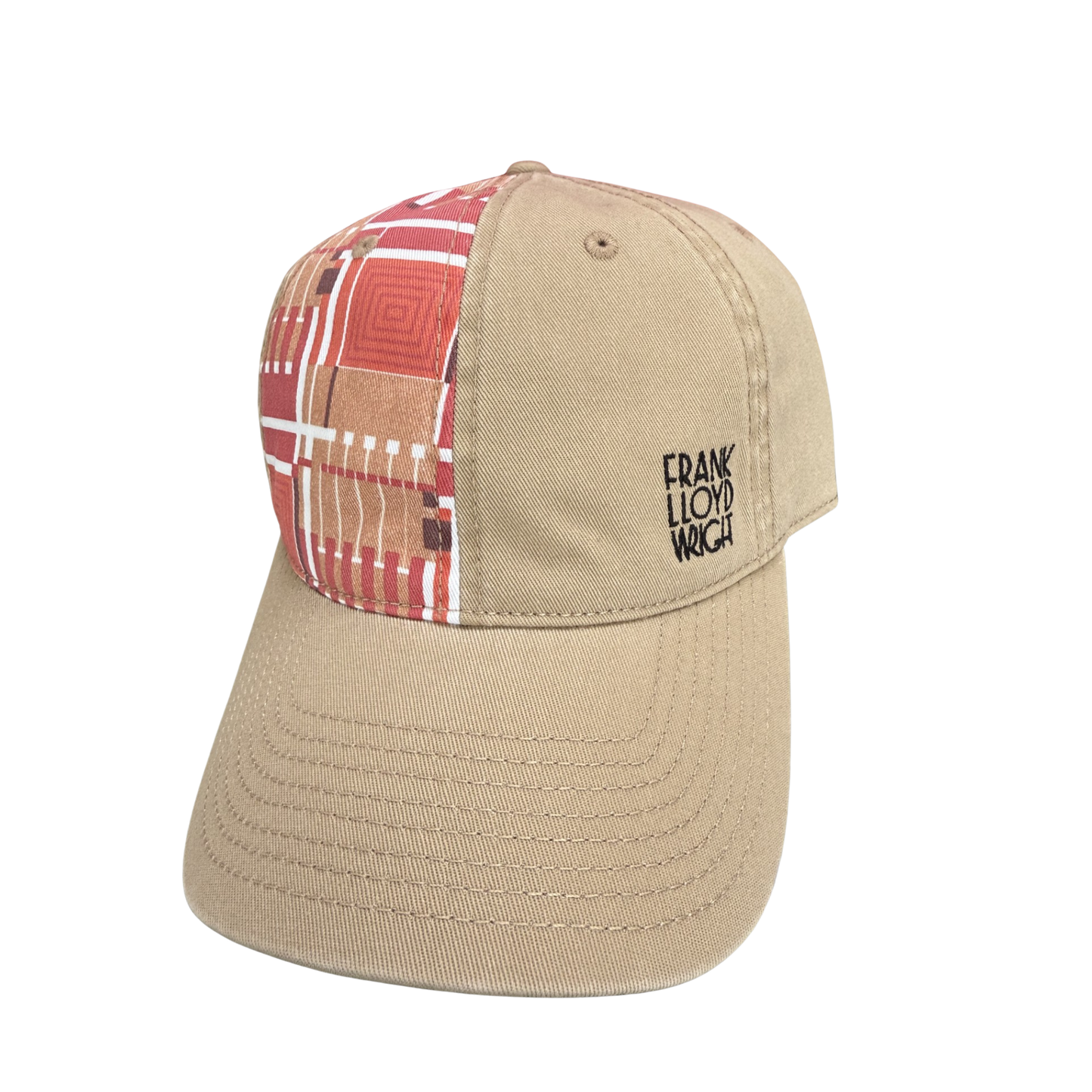 Cap - Frank Lloyd Wright Khaki Orange Slouch