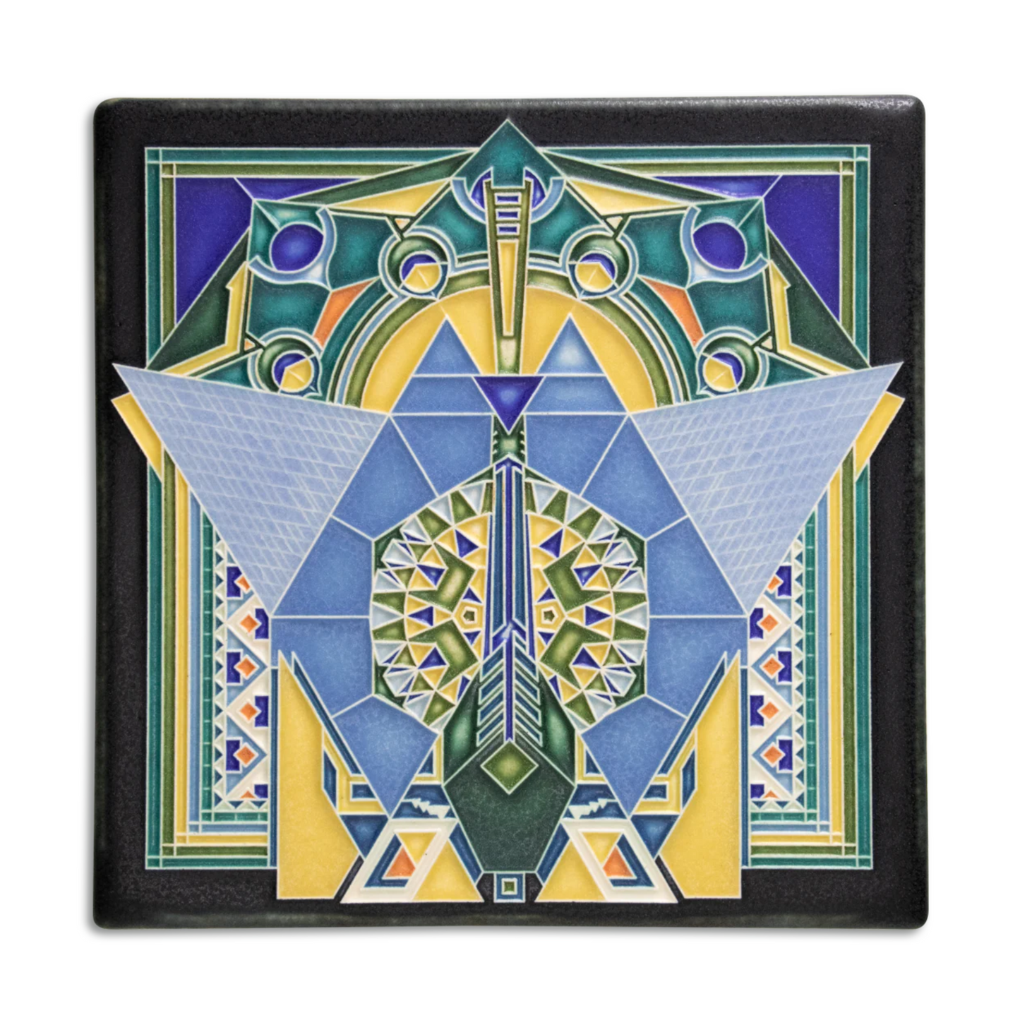 Art Tile - Imperial Peacock by Motawi