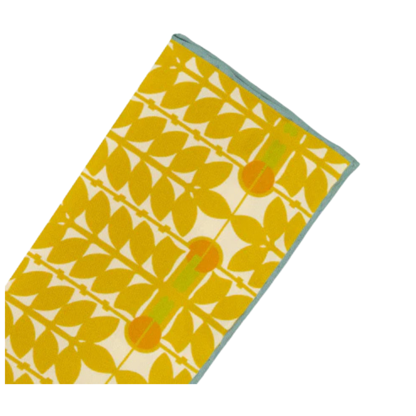 Pocket Square - Midway Gardens Sprite Detail - Ochre