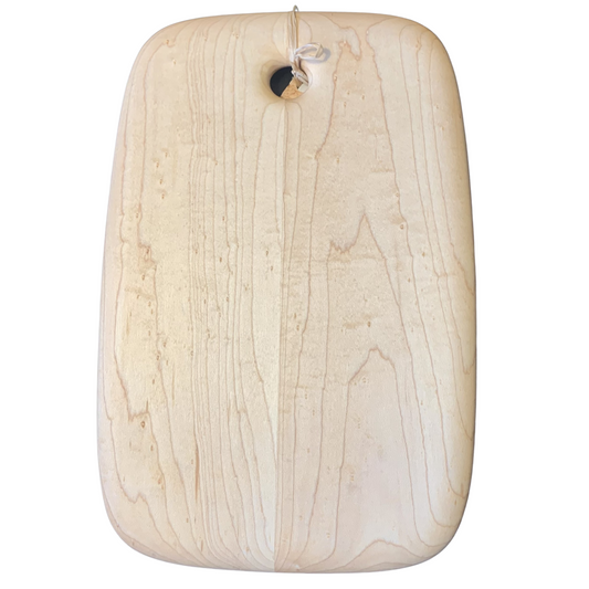 Cutting Board-Ed Wohl Birdseye Maple 9.5"x18"