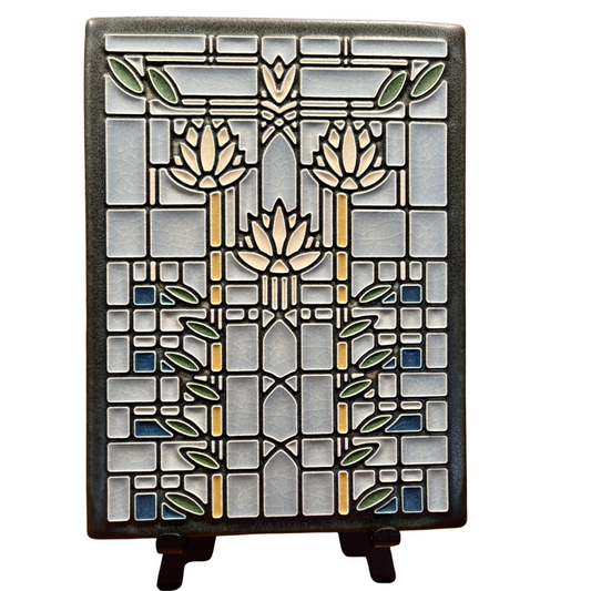 Art Tile - Waterlilies by Motawi