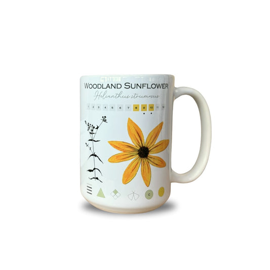 Coffee Mug - Woodland Sunflower