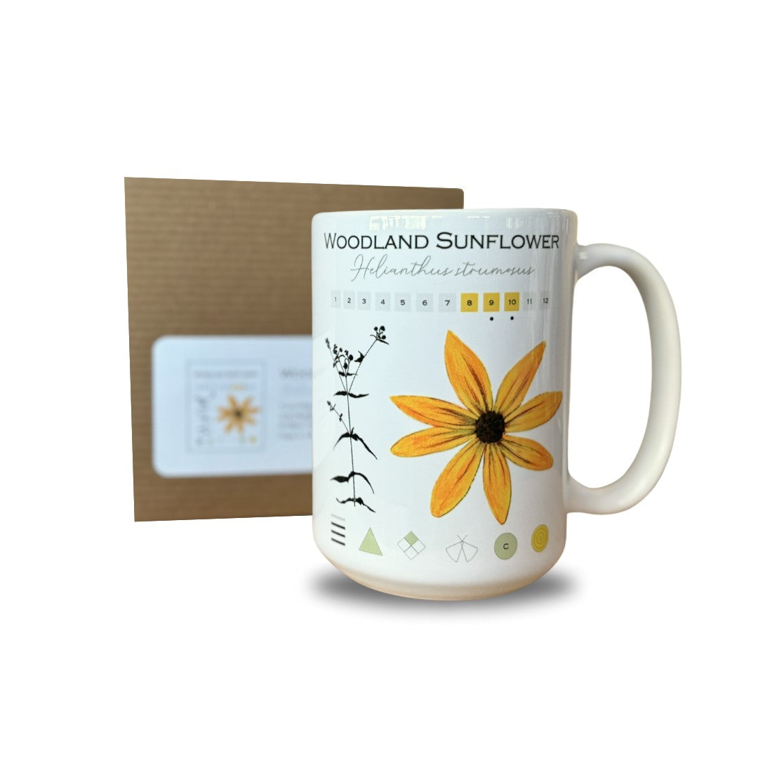 Coffee Mug - Woodland Sunflower