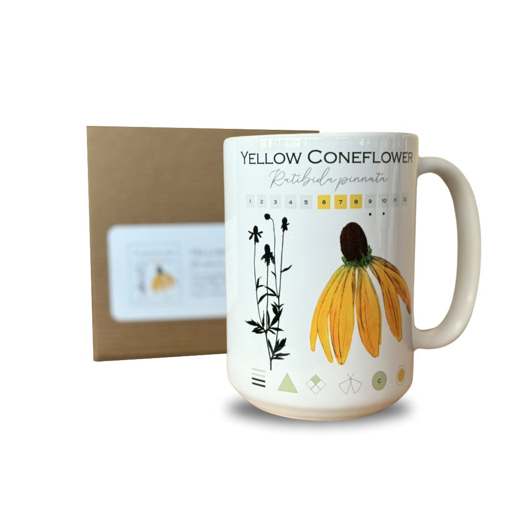 Coffee Mug - Yellow Coneflower