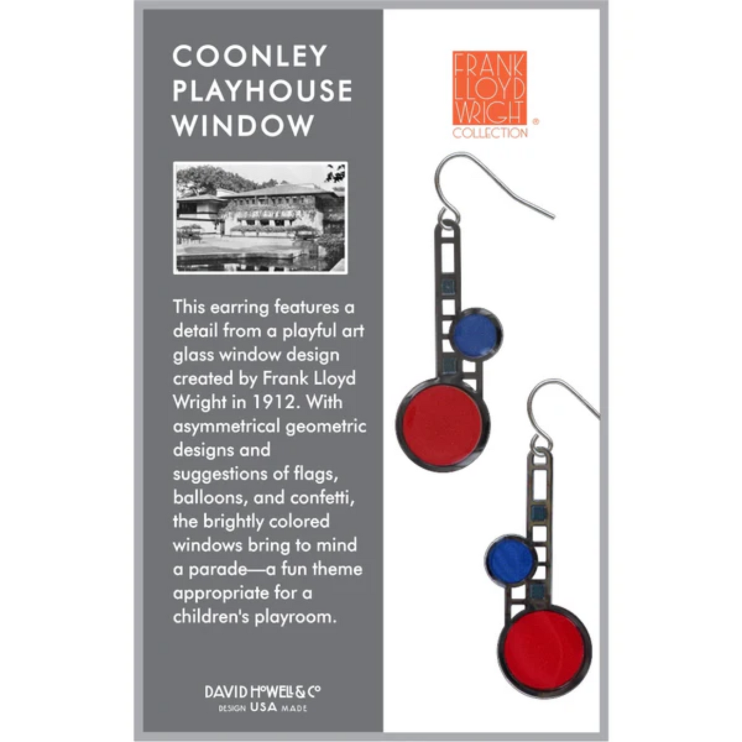 Earrings Coonley Playhouse