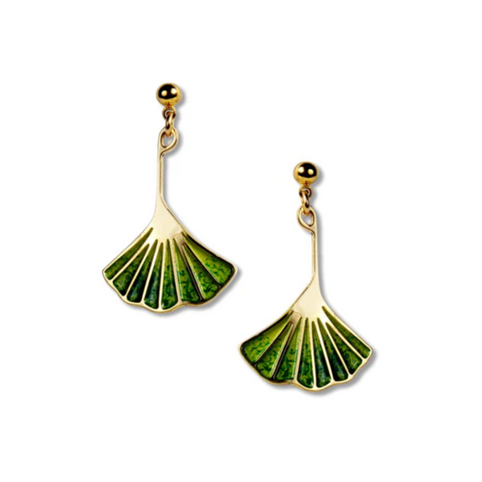 Earrings - Ginkgo Leaf