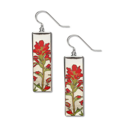 Earrings - Indian Paintbrush
