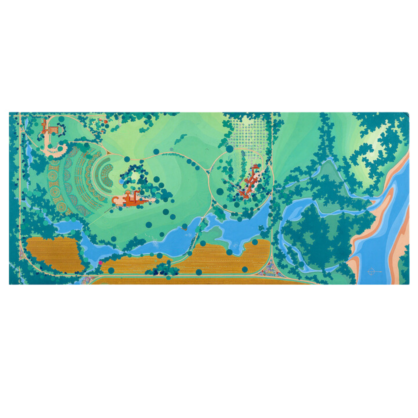 Print - Taliesin Aeriel View