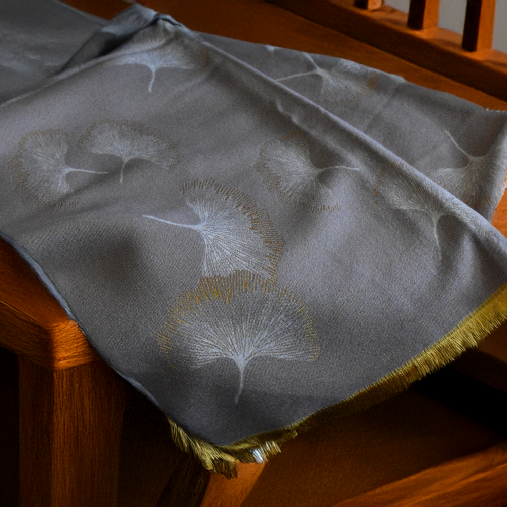 Shawl - Ginkgo Oblong