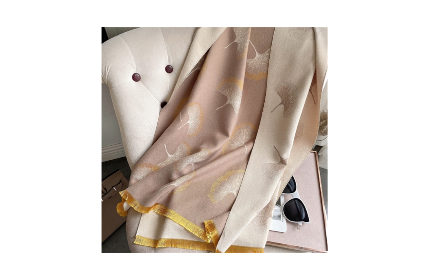 Shawl - Ginkgo Oblong