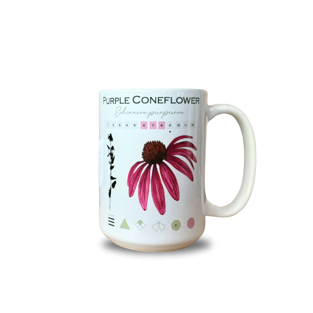 Coffee Mug - Purple Coneflower