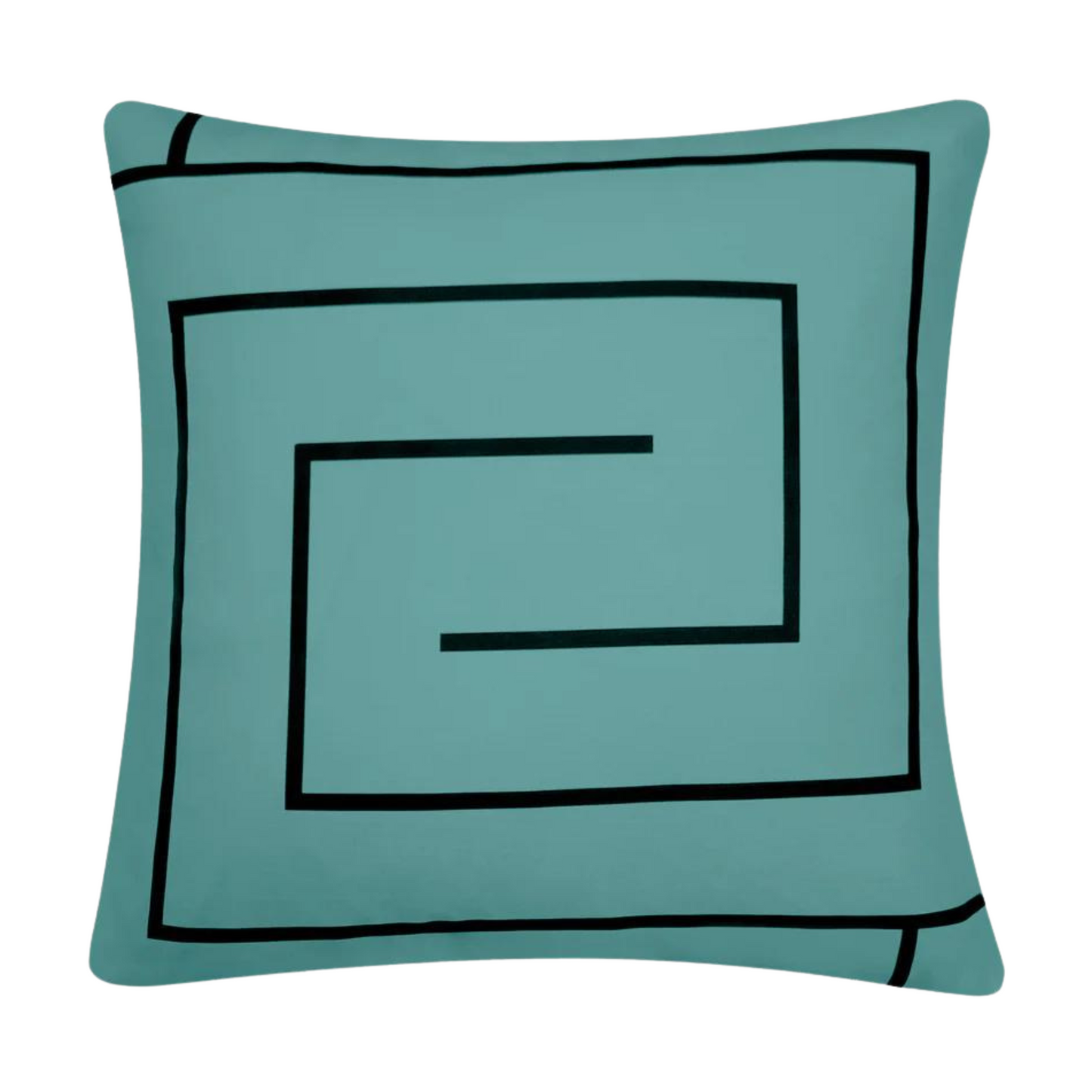 Pillow Cover - Whirling Arrow Teal