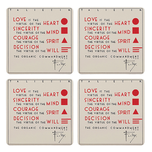 Coaster Set - Organic Commandment
