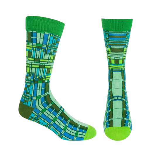 Socks - Men's Oak Park Skylight Green