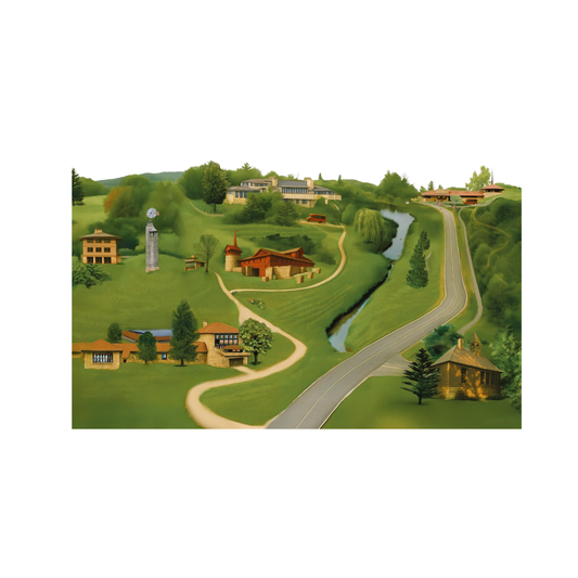 Postcard - Taliesin Map 5x7