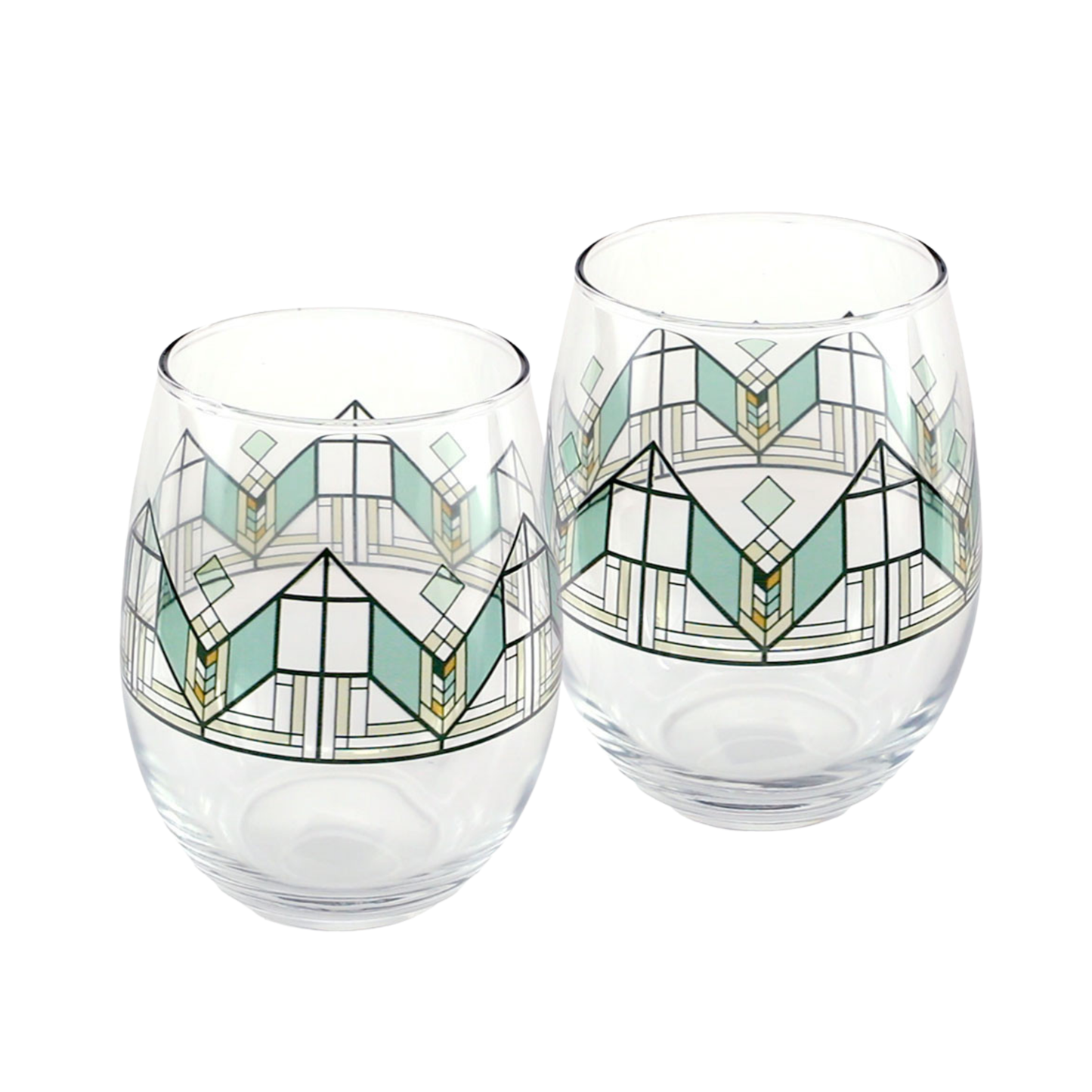 Wine Glass - Stemless - Lake Geneva