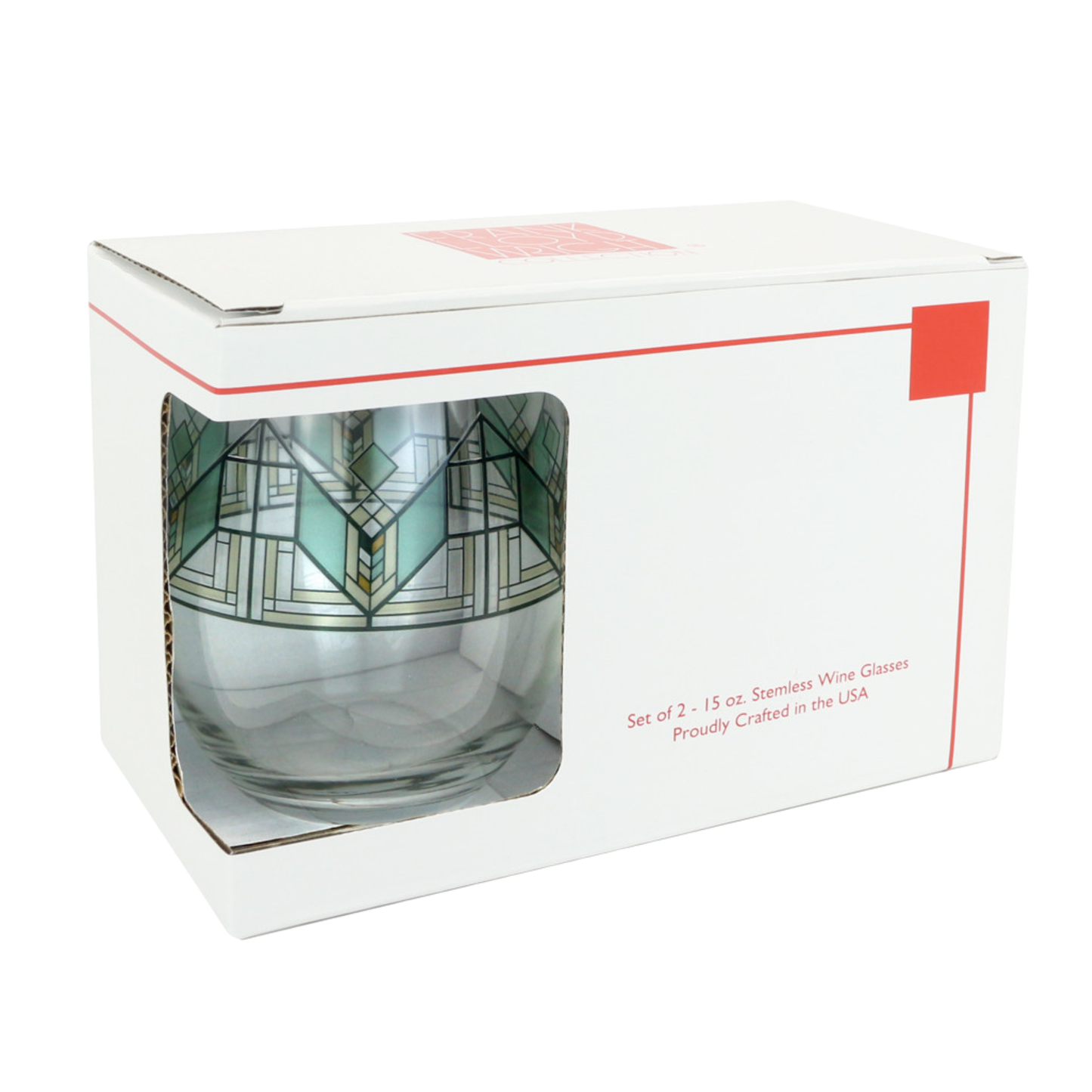 Wine Glass - Stemless - Lake Geneva