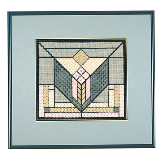 Cross Stitch Chart - Lake Geneva Tulip Window