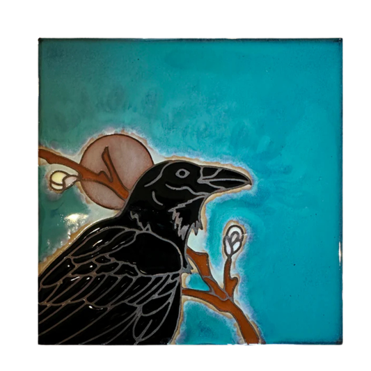 Tile - Raven 6"x6"