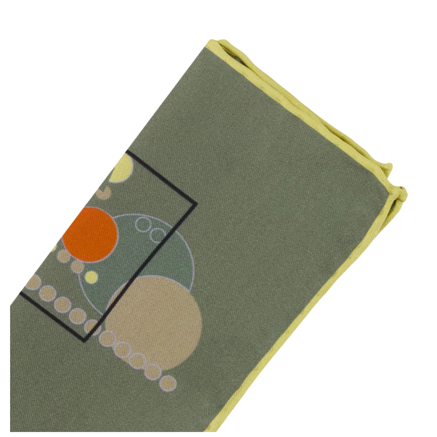 Pocket Square - Midway Gardens By The Sea - Garden Olive