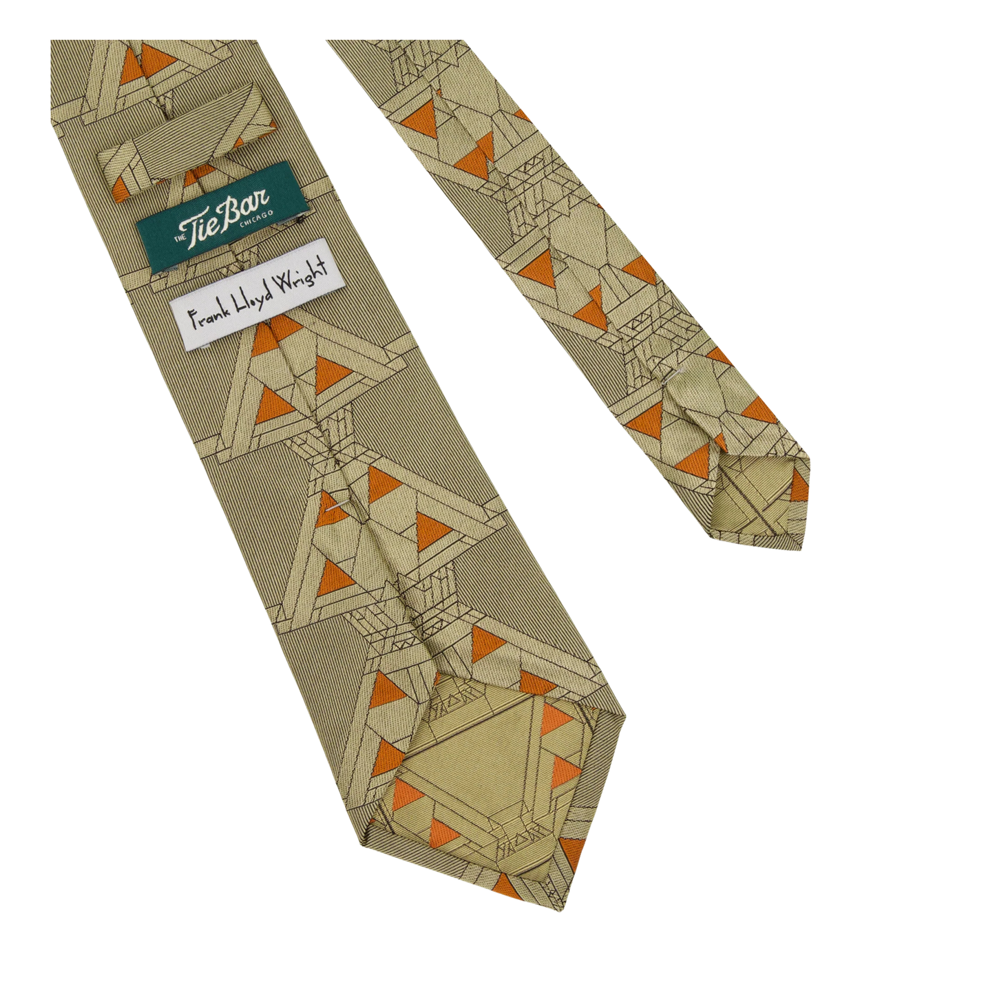 Necktie - Midway Gardens Winter Garden - Prairie Wheat