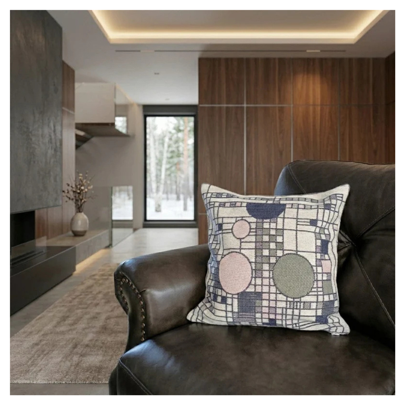 Pillow Cover - Coonley Playhouse - Wool