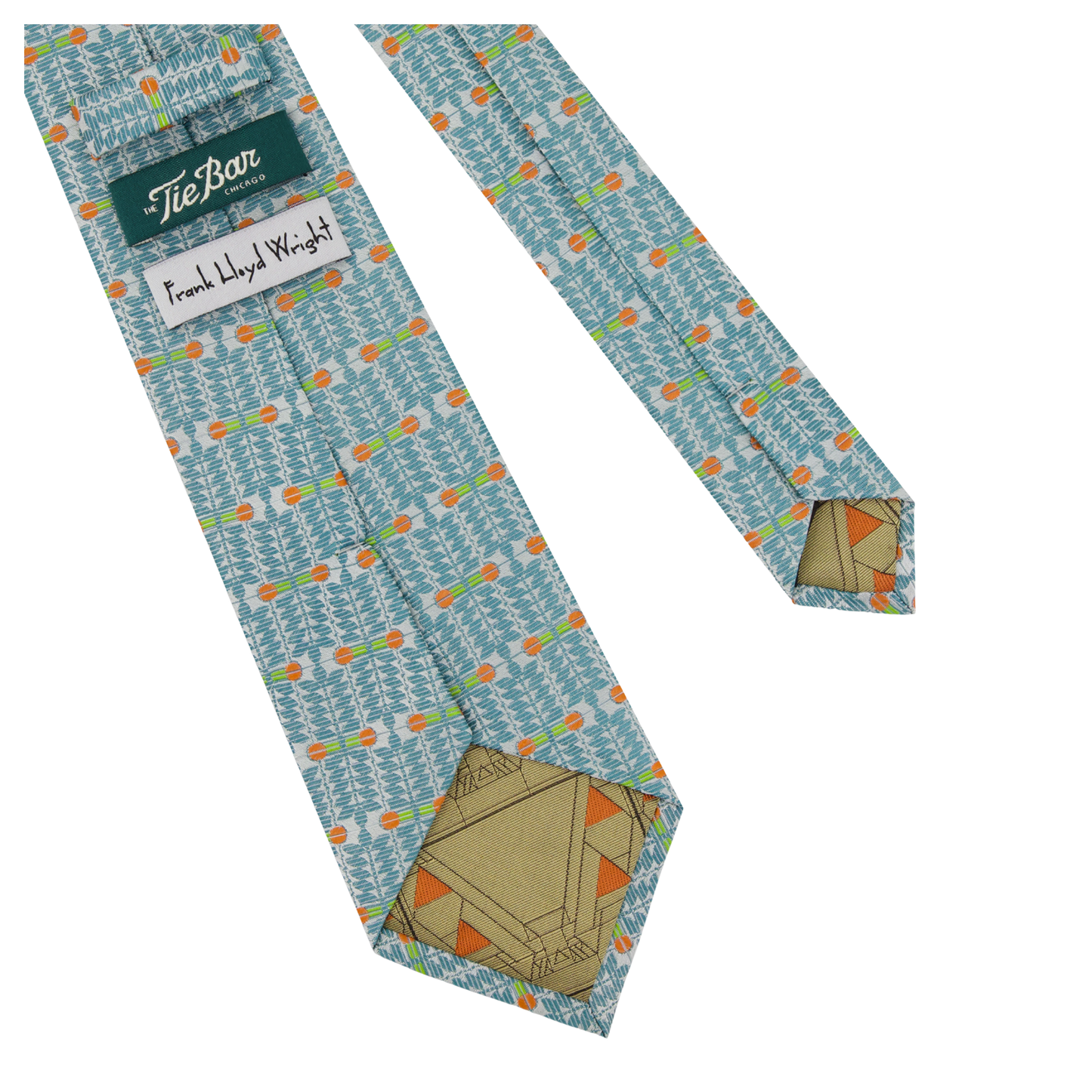 Necktie - Midway Garden Sprite Detail - Meadow Blue