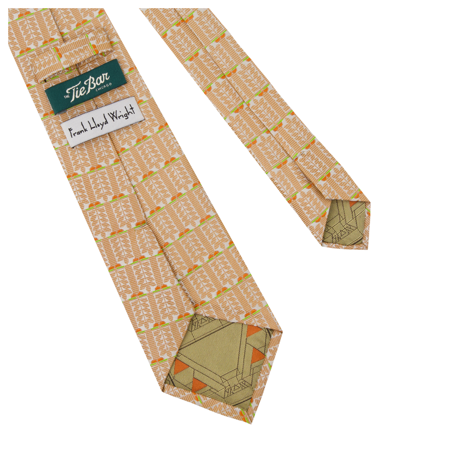 Necktie - Midway Garden Sprite Detail - Pale Terracotta