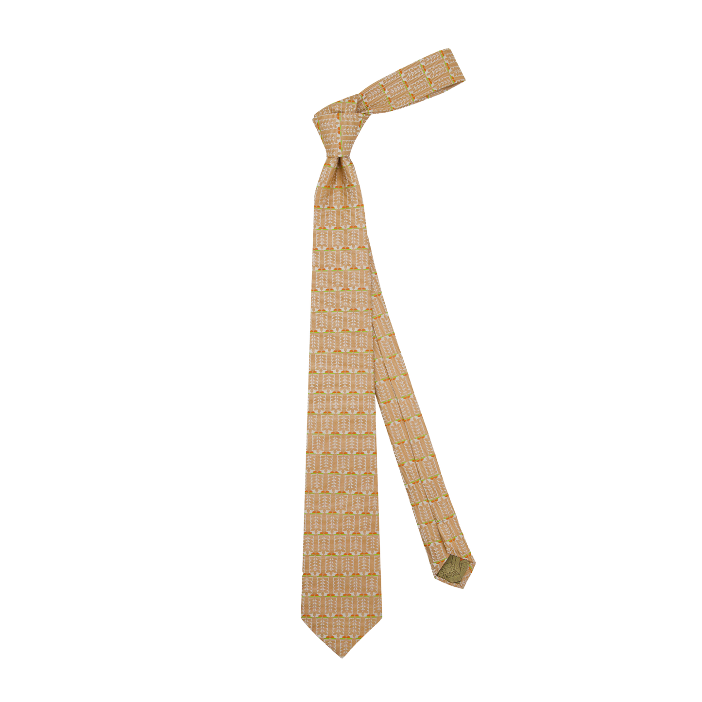 Necktie - Midway Garden Sprite Detail - Pale Terracotta