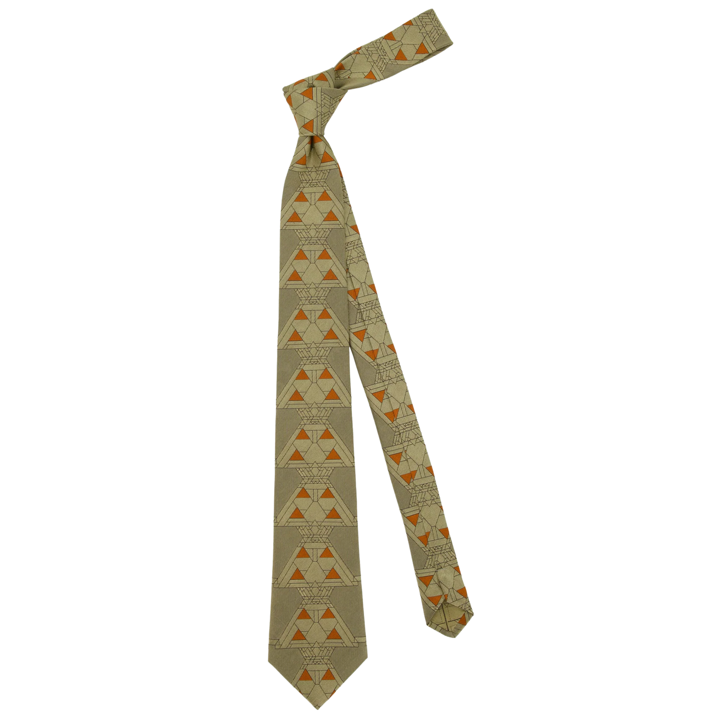 Necktie - Midway Gardens Winter Garden - Prairie Wheat