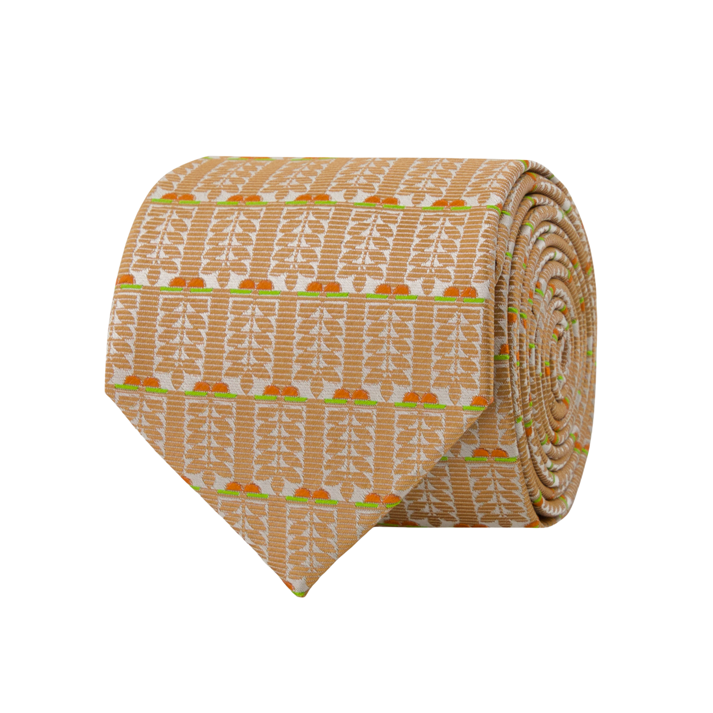 Necktie - Midway Garden Sprite Detail - Pale Terracotta