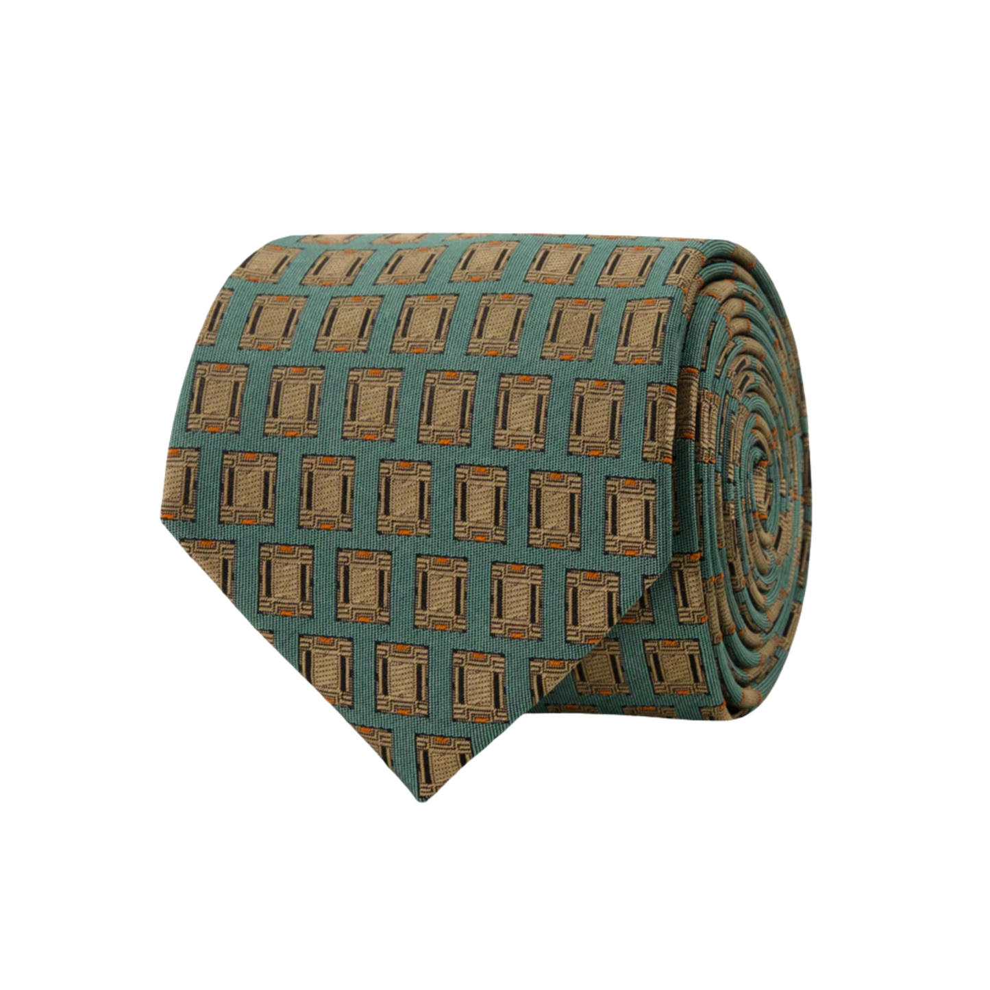 Necktie - Midway Gardens Facia Stone - Blue