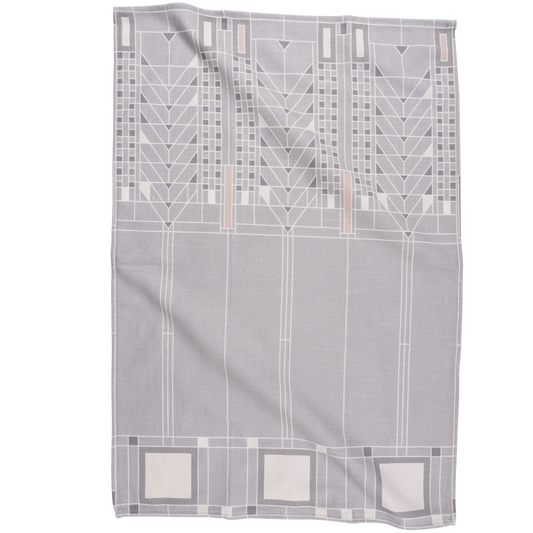 Tea Towel - Tree of Life Gray