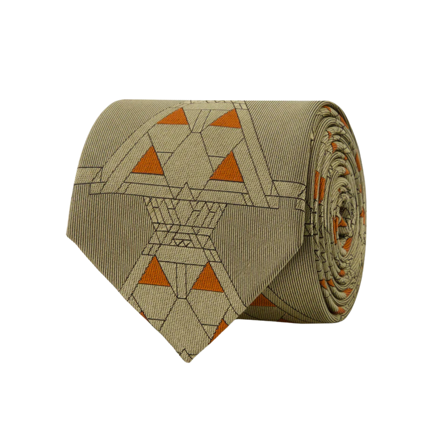 Necktie - Midway Gardens Winter Garden - Prairie Wheat