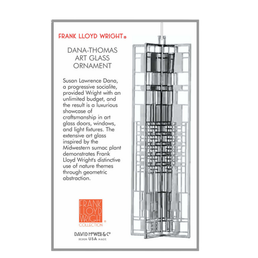 Ornament - Dana Art Glass Wrightsicle